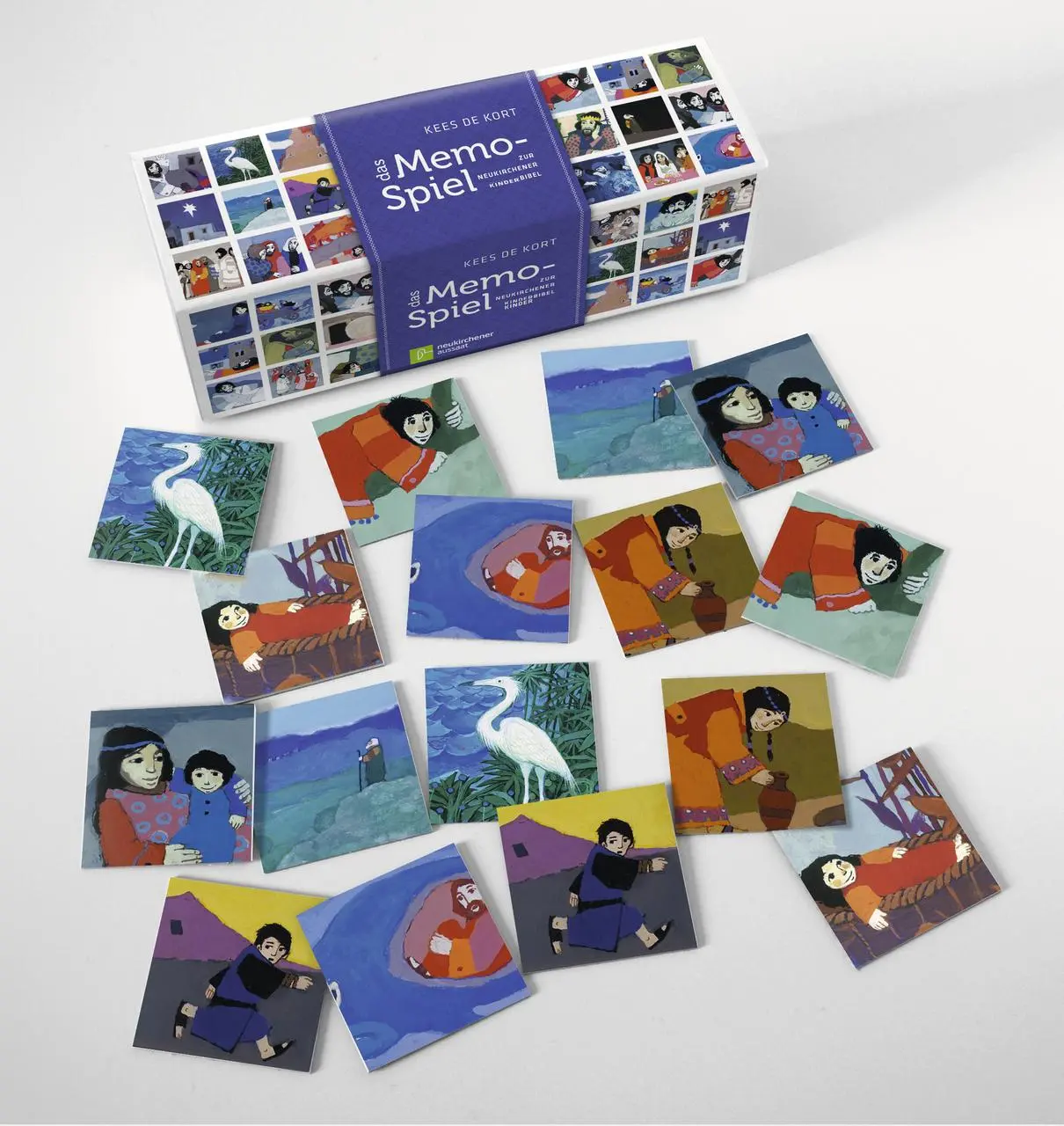 Cover: 9783761560808 | Das Memo-Spiel zur Neukirchener Kinderbibel | Kees de Kort | Spiel