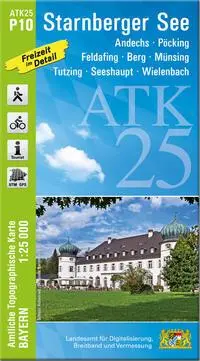 Cover: 9783987760808 | ATK25-P10 Starnberger See (Amtliche Topographische Karte 1:25000)