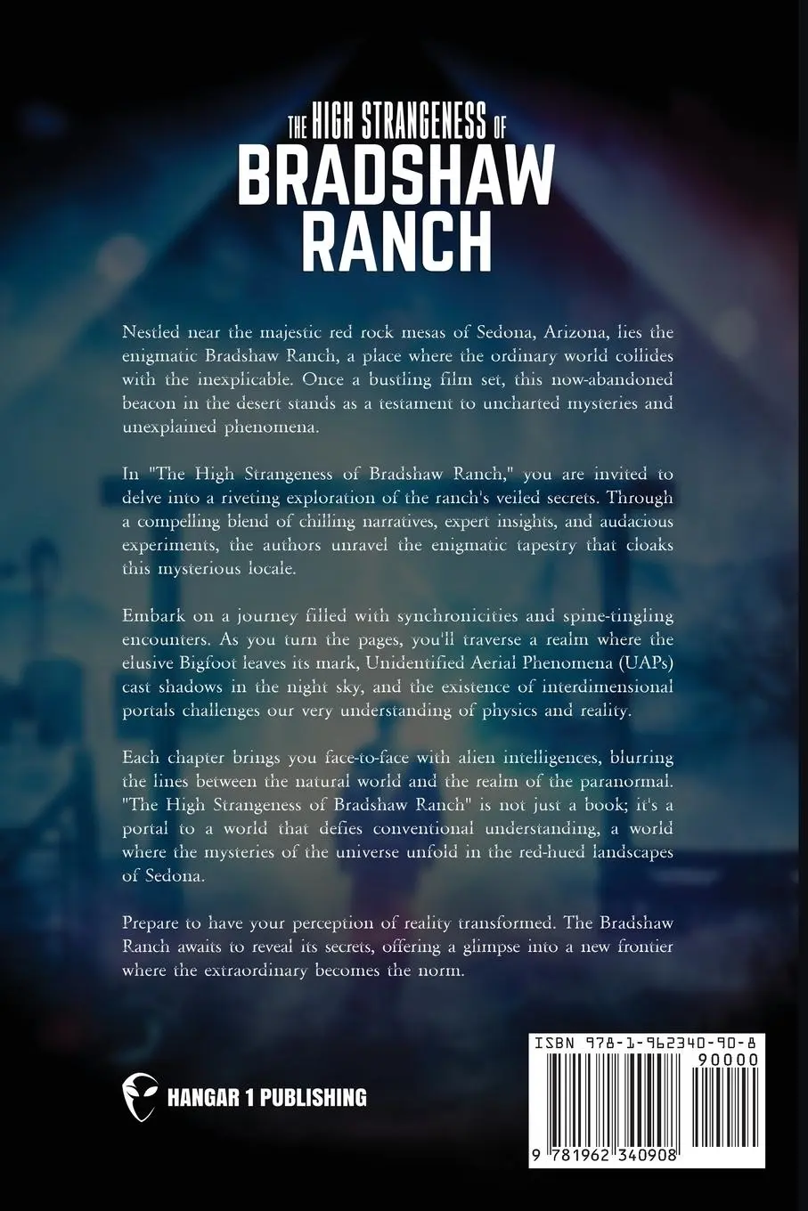 Rückseite: 9781962340908 | The High Strangeness of Bradshaw Ranch | Ronald C. Meyer (u. a.)