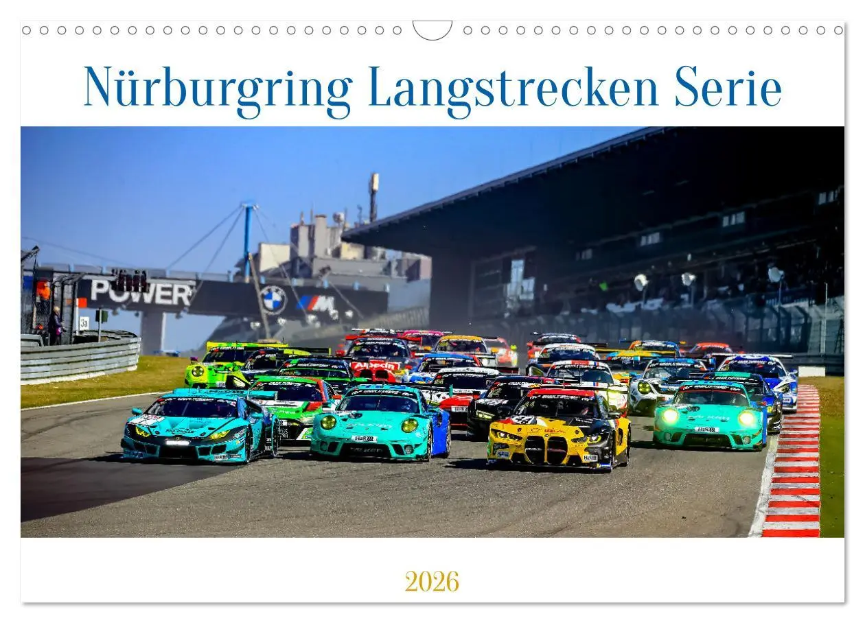 Cover: 9783457550908 | Nüburgring Langstrecken Serie 2026 (Wandkalender 2026 DIN A3 quer),...