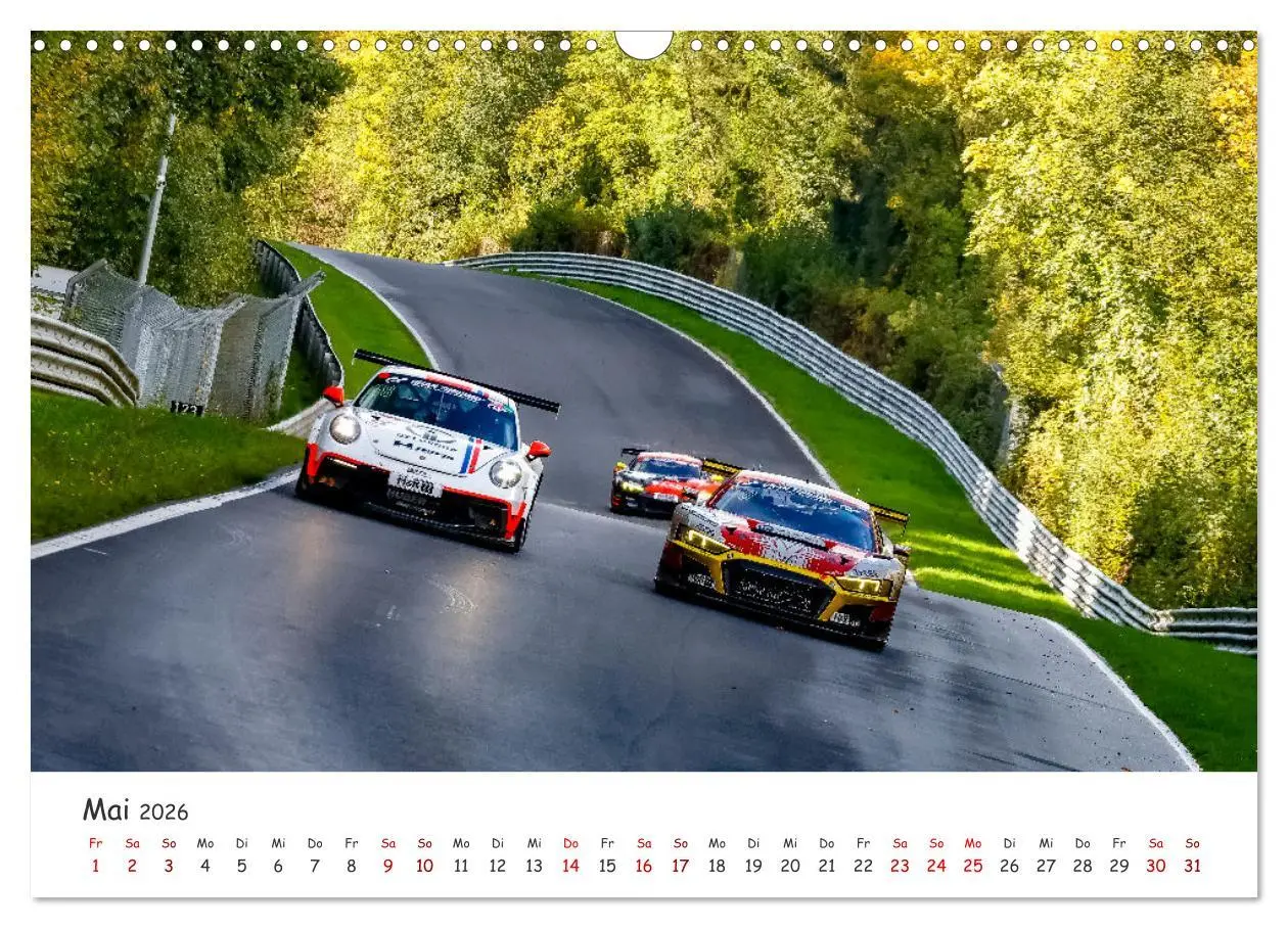 Bild: 9783457550908 | Nüburgring Langstrecken Serie 2026 (Wandkalender 2026 DIN A3 quer),...