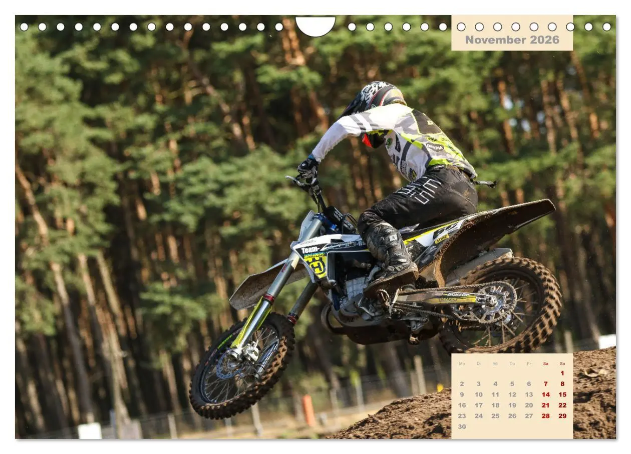 Bild: 9783457620908 | Motocross 2026 (Wandkalender 2026 DIN A4 quer), CALVENDO...