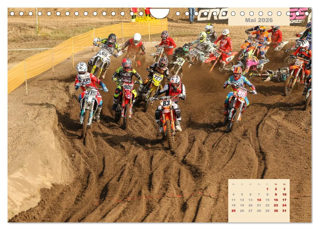 Bild: 9783457620908 | Motocross 2026 (Wandkalender 2026 DIN A4 quer), CALVENDO...