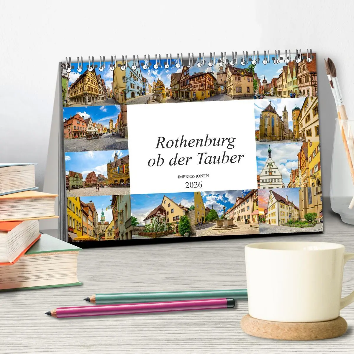 Bild: 9783457790908 | Rothenburg ob der Tauber Impressionen (Tischkalender 2026 DIN A5...