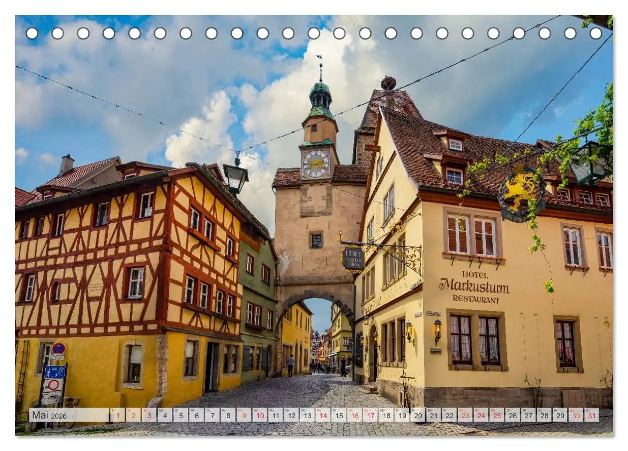 Bild: 9783457790908 | Rothenburg ob der Tauber Impressionen (Tischkalender 2026 DIN A5...