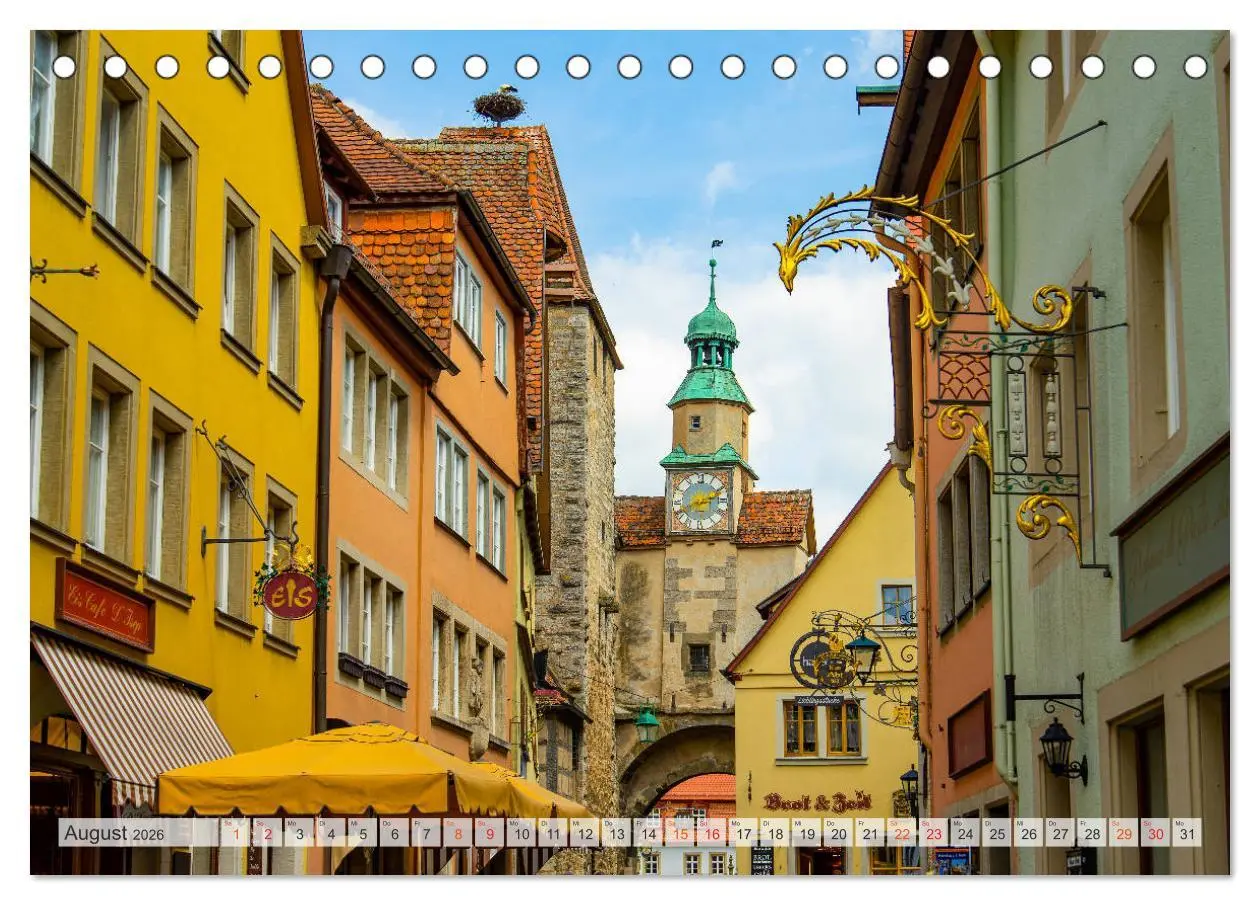Bild: 9783457790908 | Rothenburg ob der Tauber Impressionen (Tischkalender 2026 DIN A5...
