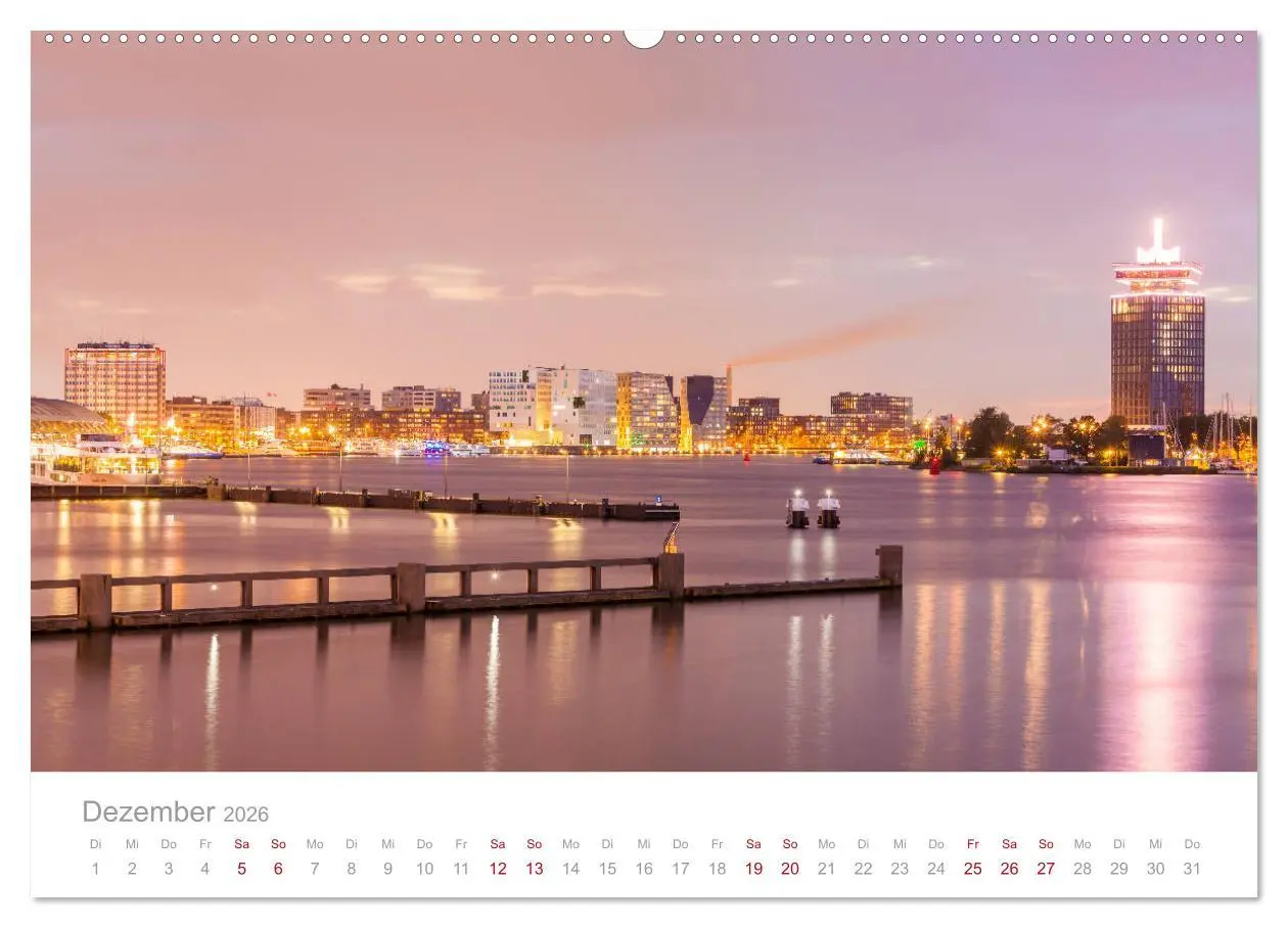 Bild: 9783457860908 | AMSTERDAM Impressionen (Wandkalender 2026 DIN A2 quer), CALVENDO...