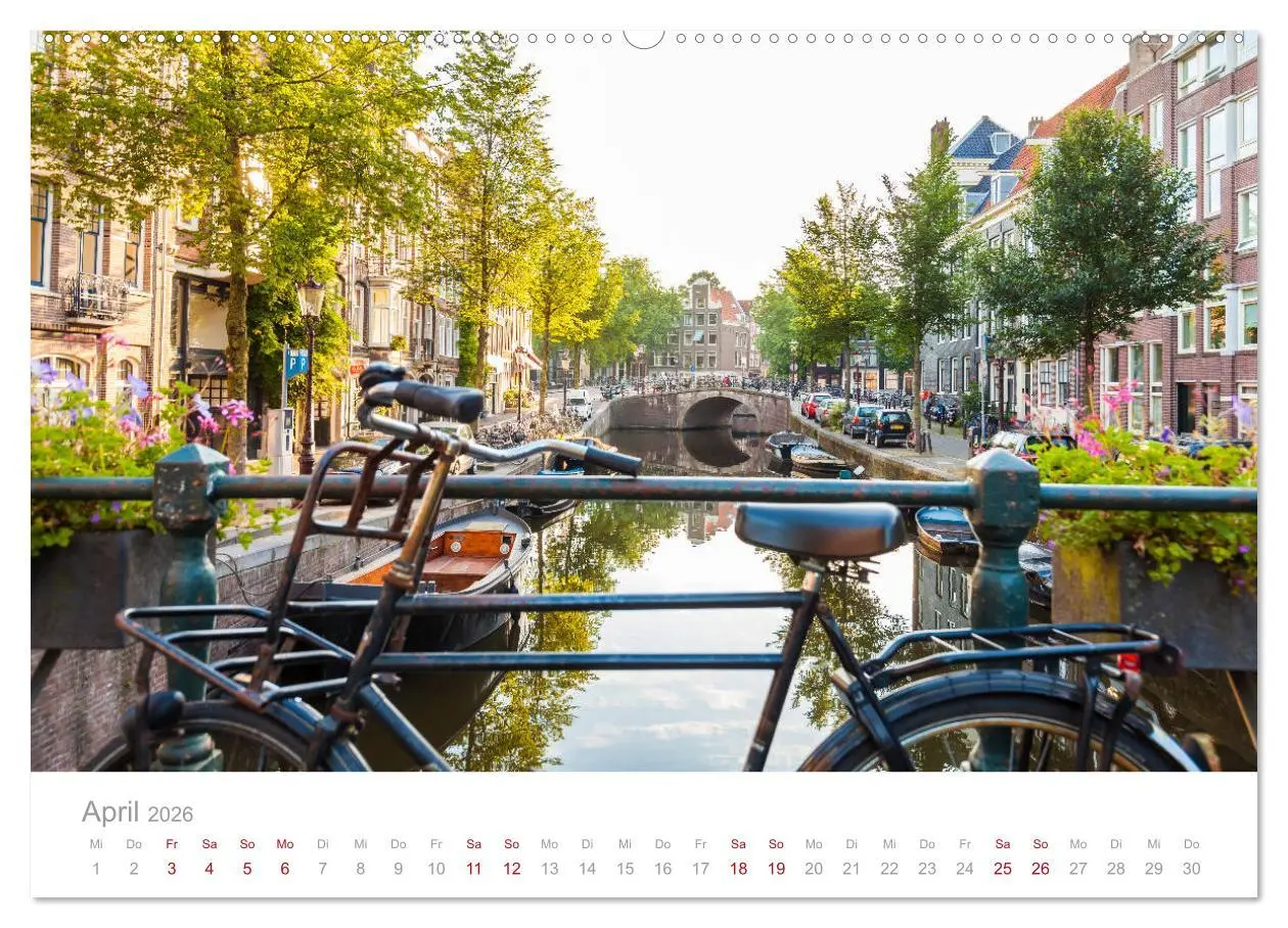 Bild: 9783457860908 | AMSTERDAM Impressionen (Wandkalender 2026 DIN A2 quer), CALVENDO...