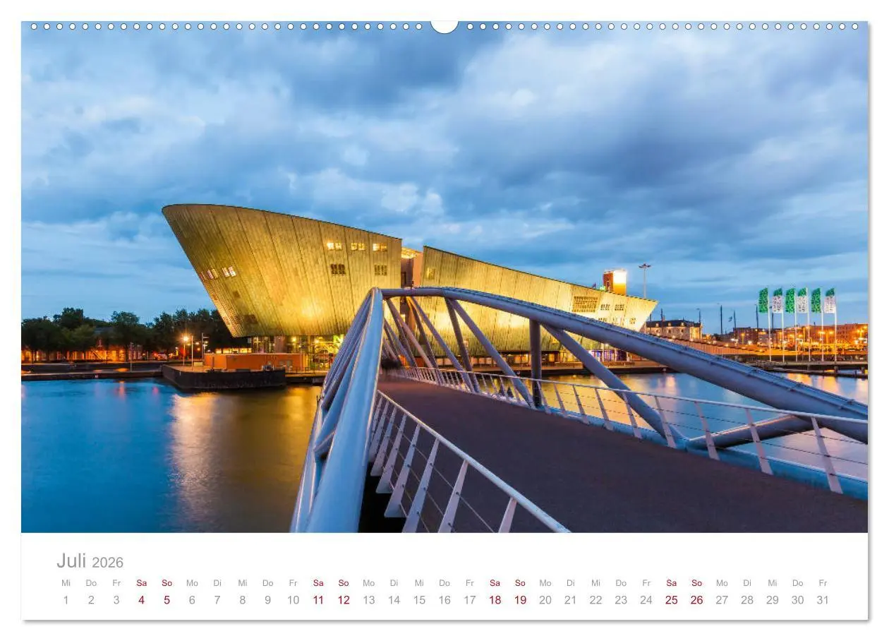 Bild: 9783457860908 | AMSTERDAM Impressionen (Wandkalender 2026 DIN A2 quer), CALVENDO...