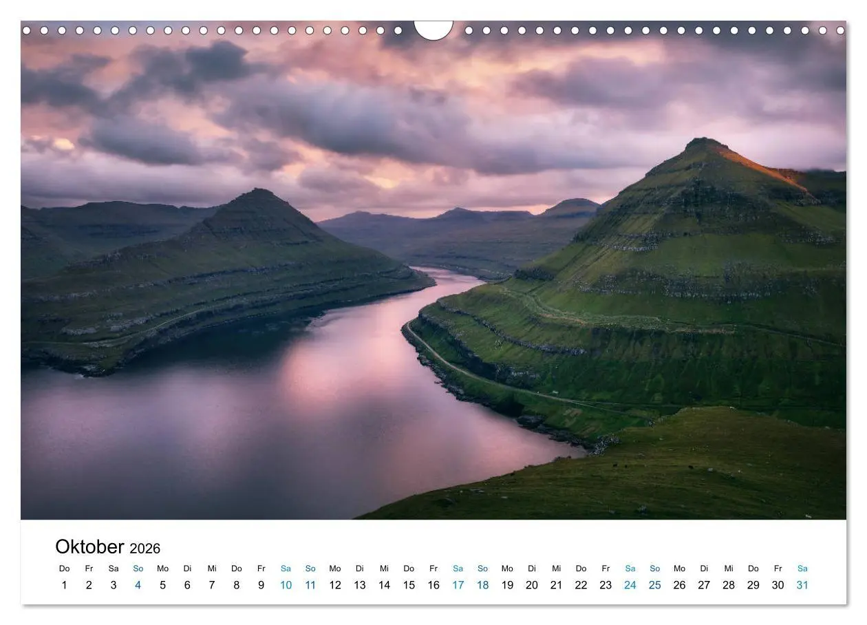 Bild: 9783457930908 | Färöer - Archipel im Nordmeer (Wandkalender 2026 DIN A3 quer),...