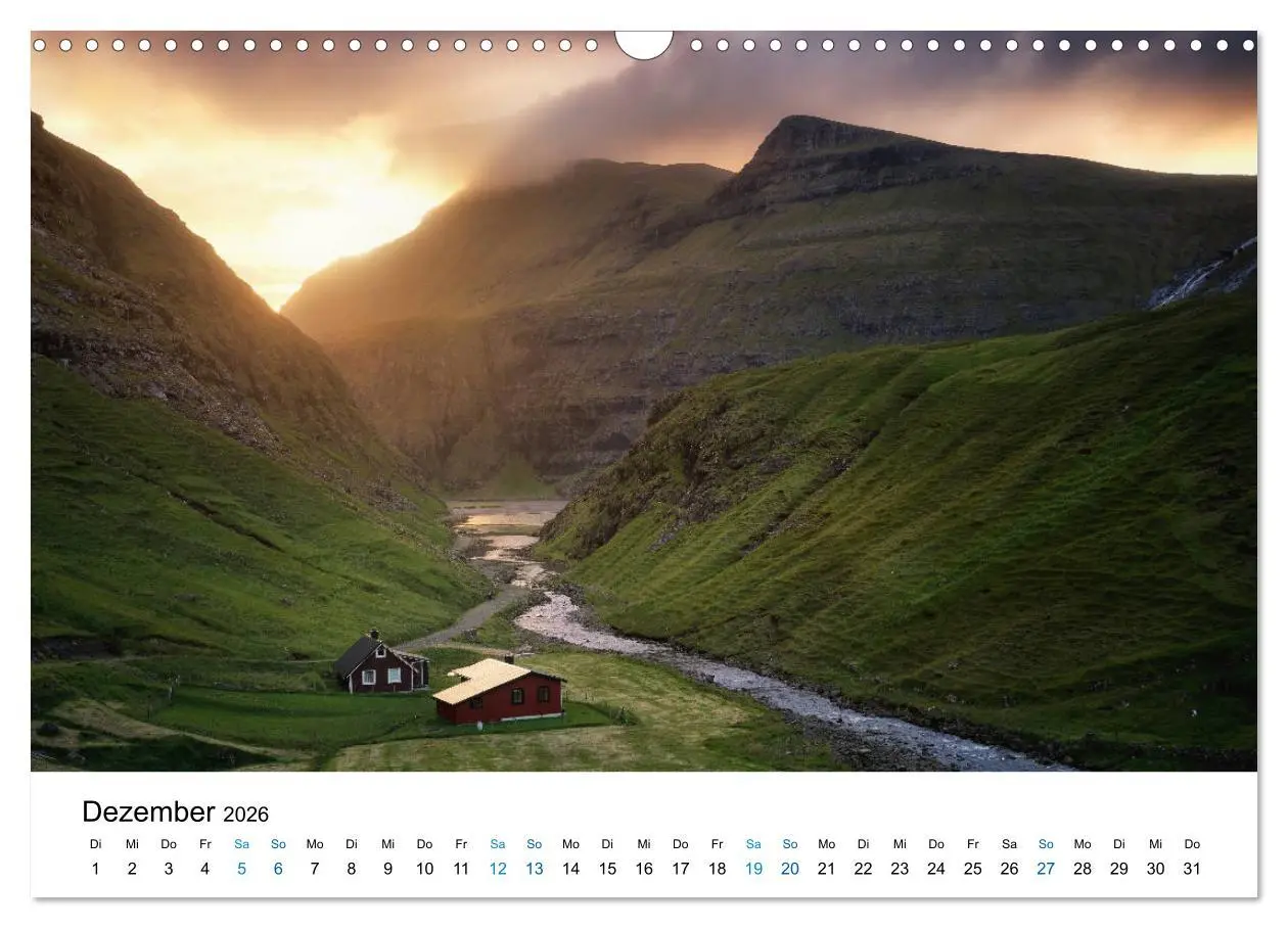 Bild: 9783457930908 | Färöer - Archipel im Nordmeer (Wandkalender 2026 DIN A3 quer),...