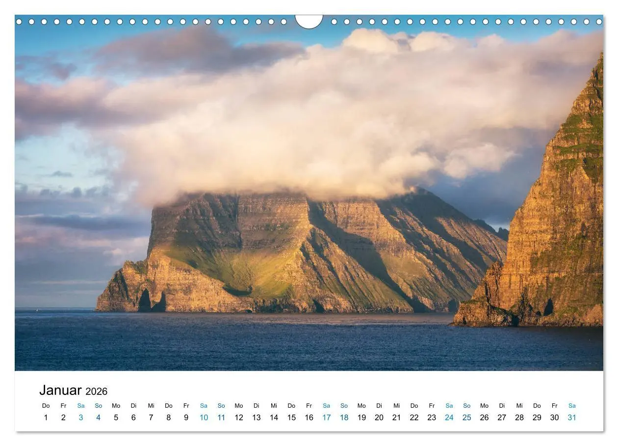Bild: 9783457930908 | Färöer - Archipel im Nordmeer (Wandkalender 2026 DIN A3 quer),...
