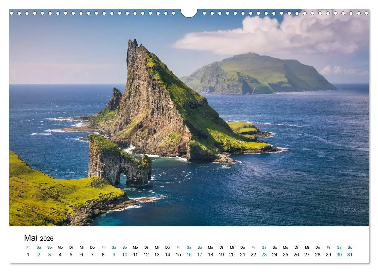 Bild: 9783457930908 | Färöer - Archipel im Nordmeer (Wandkalender 2026 DIN A3 quer),...