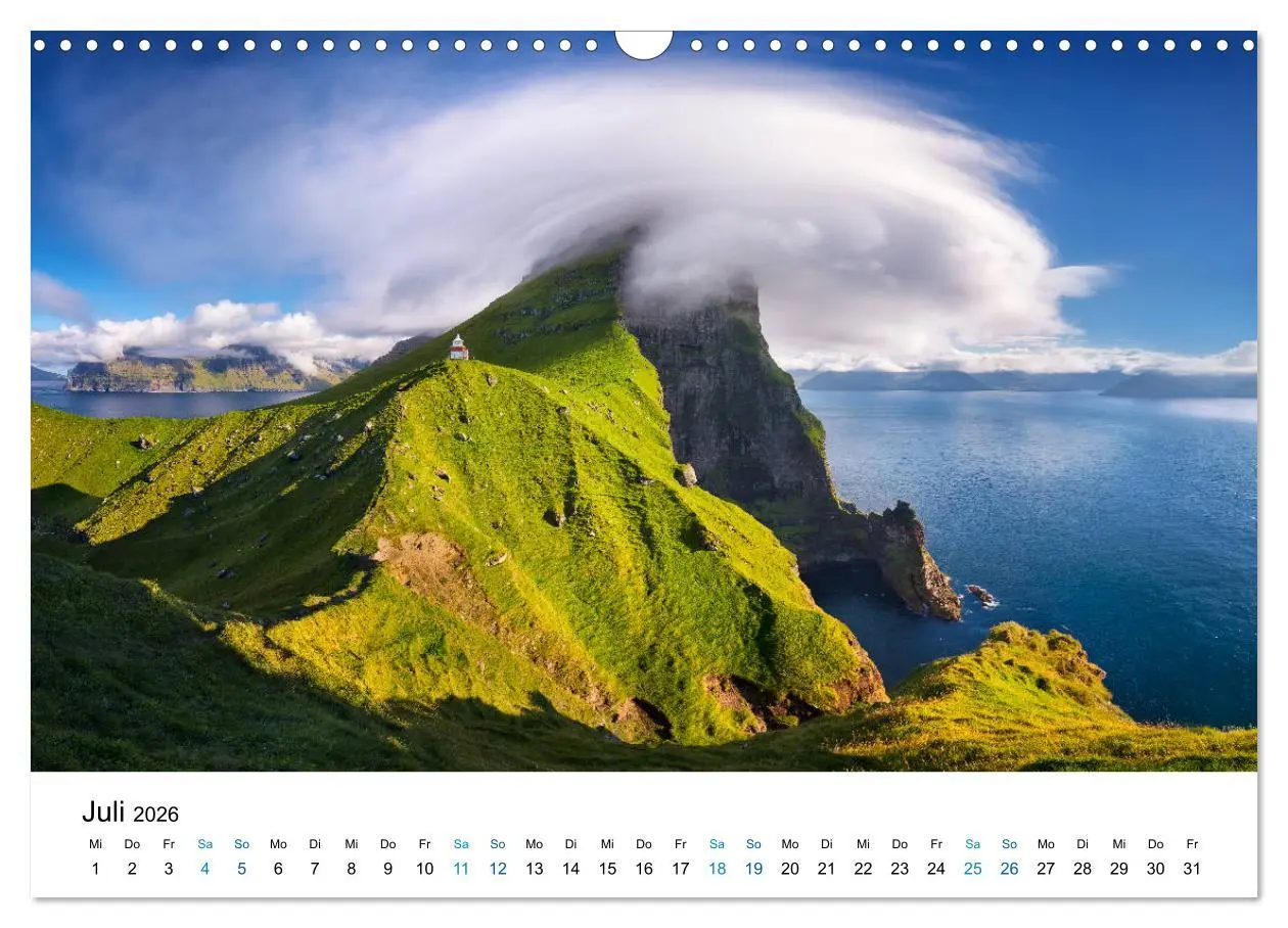 Bild: 9783457930908 | Färöer - Archipel im Nordmeer (Wandkalender 2026 DIN A3 quer),...