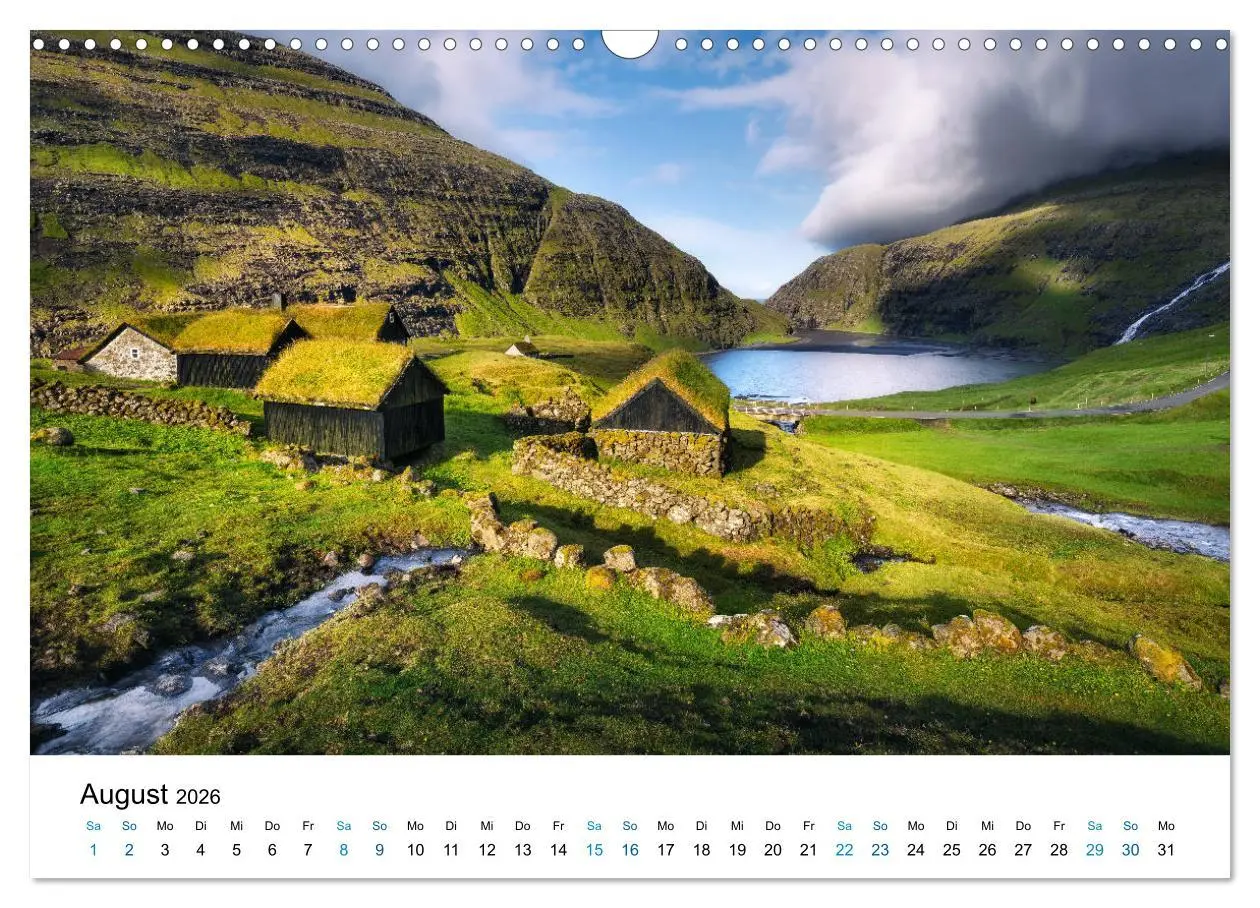 Bild: 9783457930908 | Färöer - Archipel im Nordmeer (Wandkalender 2026 DIN A3 quer),...