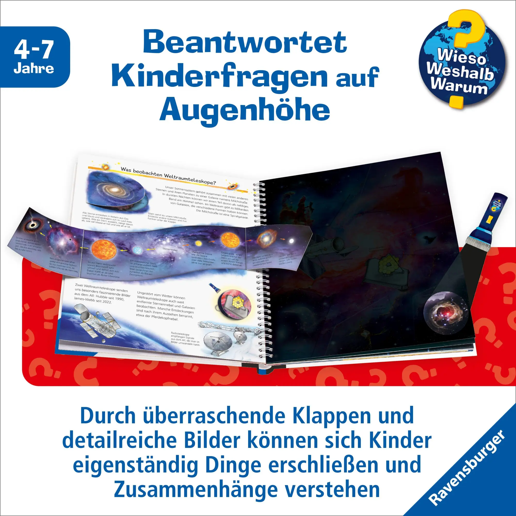 Bild: 9783473600908 | Wieso? Weshalb? Warum? Leuchte und entdecke - Weltraum | Kessel | Buch