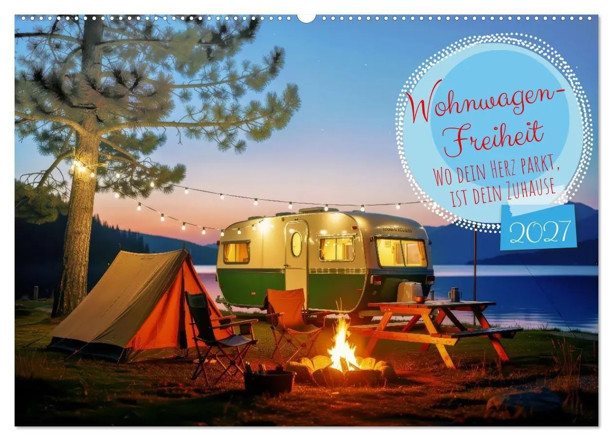 Cover: 9783569970908 | Wohnwagen-Freiheit (Wandkalender 2027 DIN A2 quer), CALVENDO...