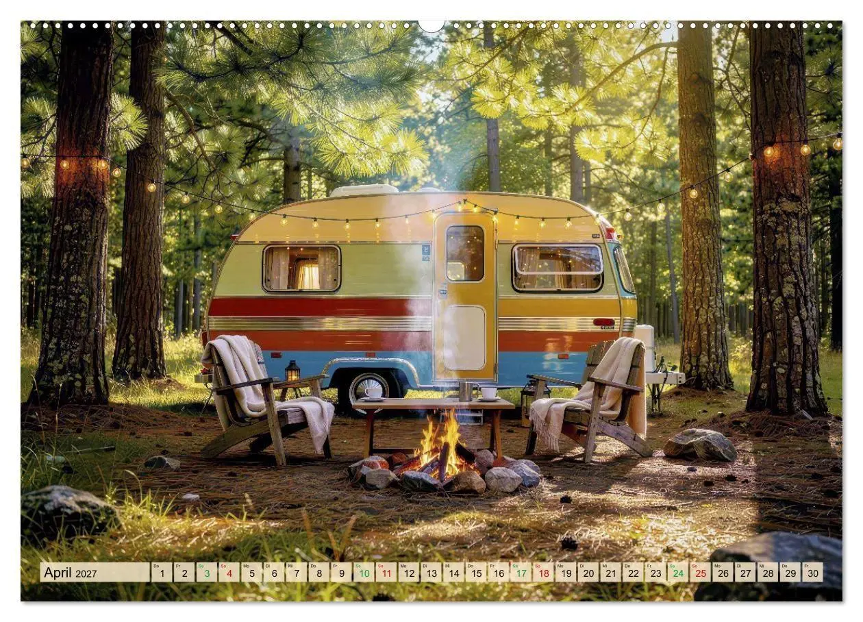 Bild: 9783569970908 | Wohnwagen-Freiheit (Wandkalender 2027 DIN A2 quer), CALVENDO...