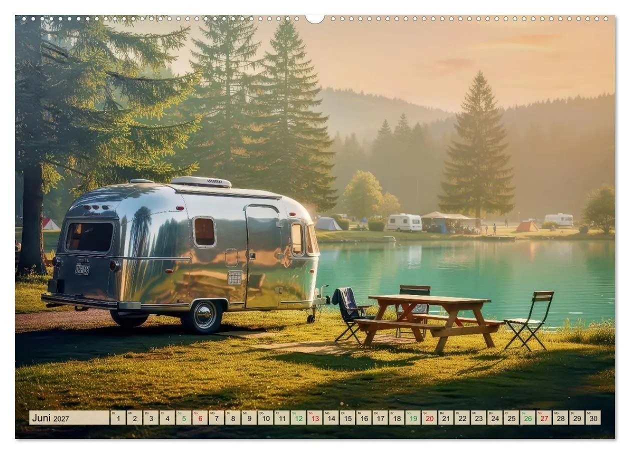 Bild: 9783569970908 | Wohnwagen-Freiheit (Wandkalender 2027 DIN A2 quer), CALVENDO...