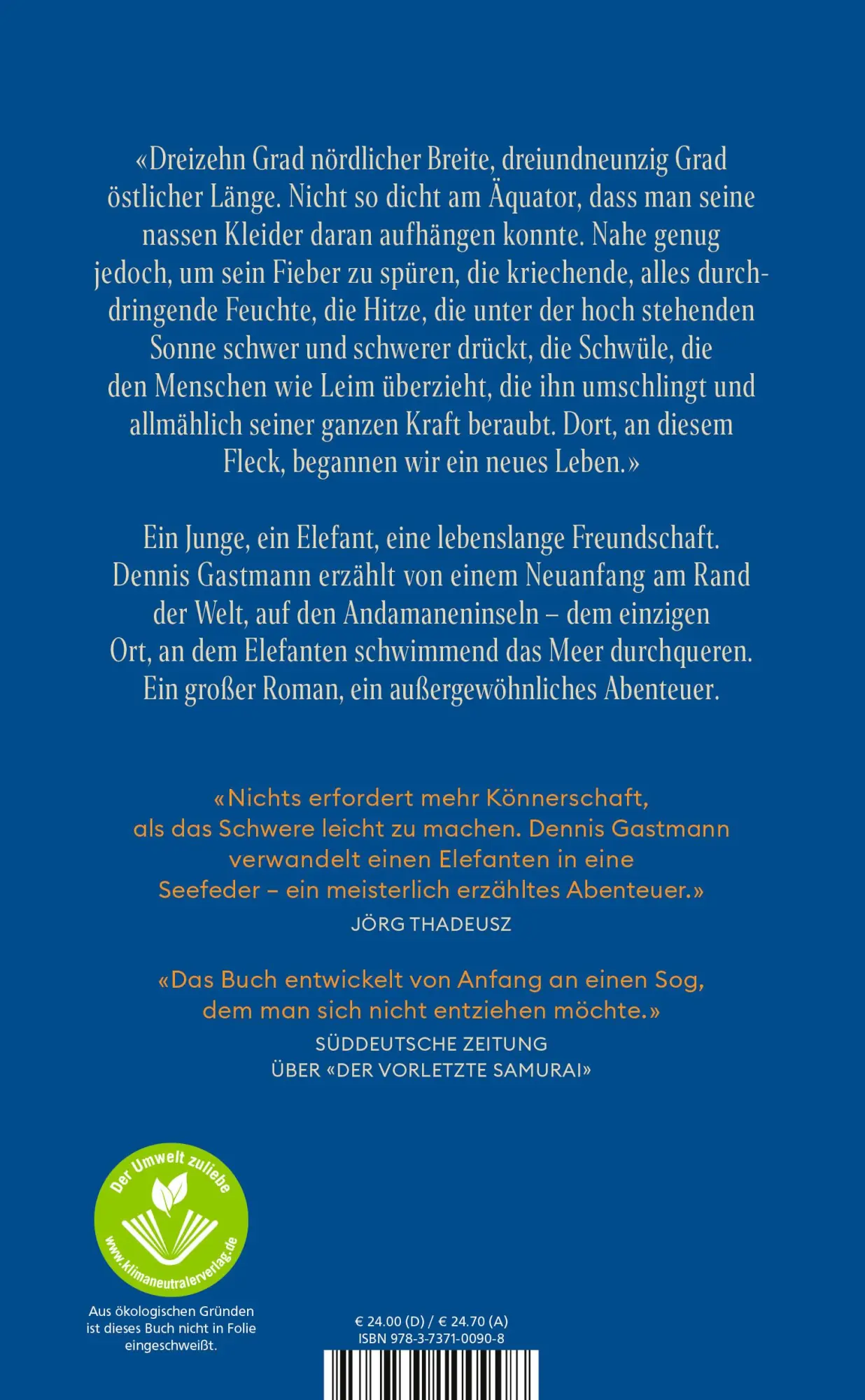 Rückseite: 9783737100908 | Dalee | Dennis Gastmann | Buch | 416 S. | Deutsch | 2023