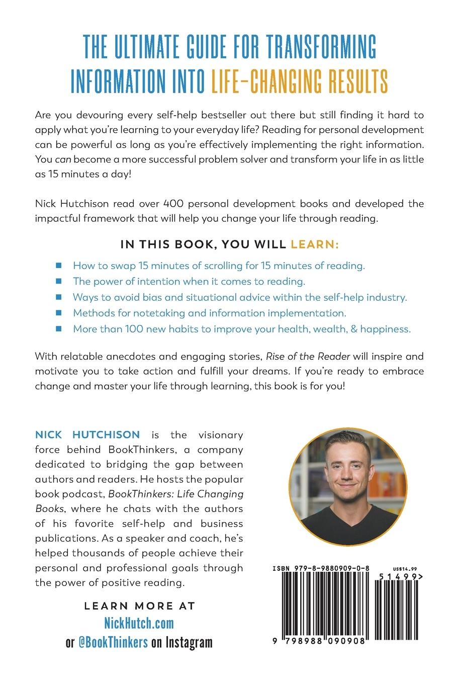 Rückseite: 9798988090908 | Rise of the Reader | Nick Hutchison | Taschenbuch | Englisch | 2023