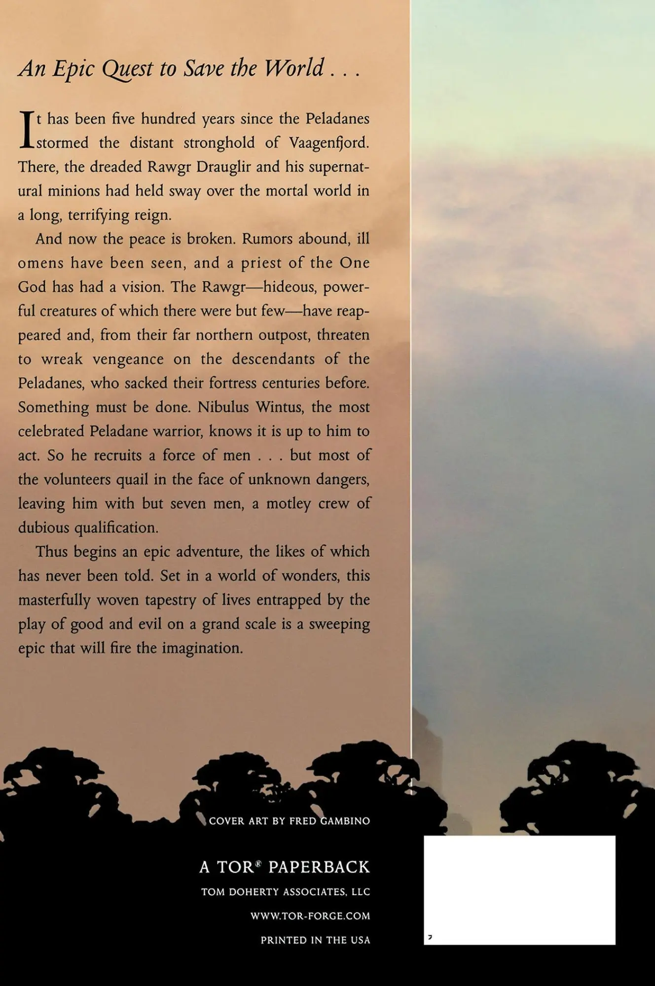 Rückseite: 9780765321008 | The Wanderer's Tale | David Bilsborough | Taschenbuch | Englisch