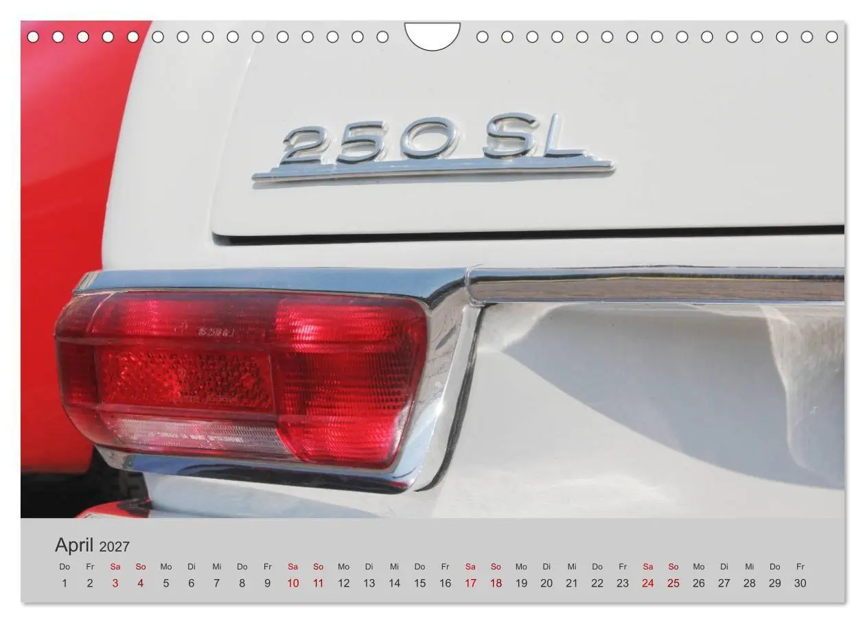 Bild: 9783569861008 | Der SL - Ästhetik pur von Mercedes Benz (Wandkalender 2027 DIN A4...