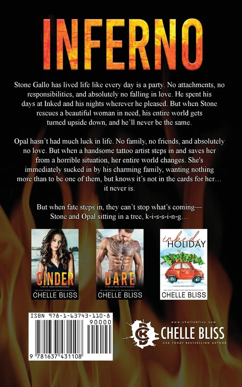 Rückseite: 9781637431108 | Inferno | Chelle Bliss | Taschenbuch | Englisch | 2023 | Bliss Ink