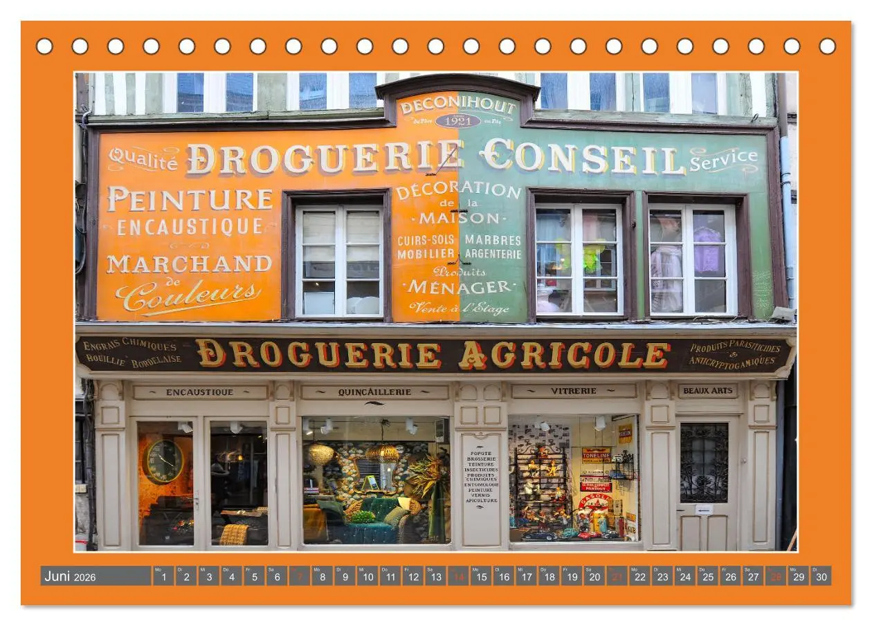 Bild: 9783457361108 | Hereinspaziert - Ladenfronten in Frankreich (Tischkalender 2026 DIN...