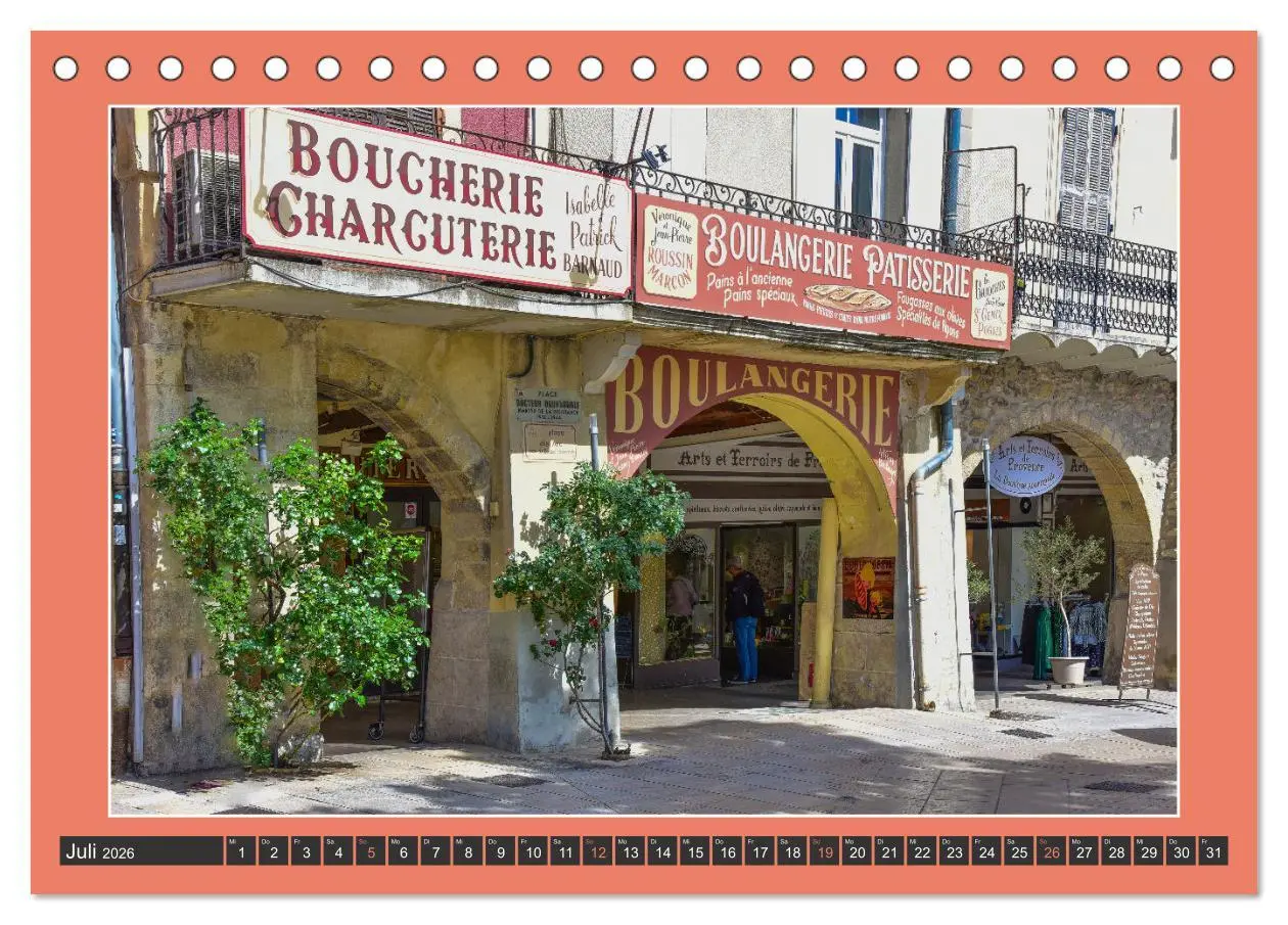 Bild: 9783457361108 | Hereinspaziert - Ladenfronten in Frankreich (Tischkalender 2026 DIN...