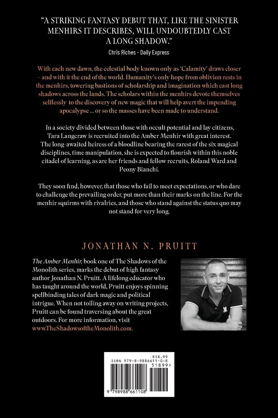 Rückseite: 9798988661108 | The Amber Menhir | Jonathan N Pruitt | Taschenbuch | Englisch | 2023