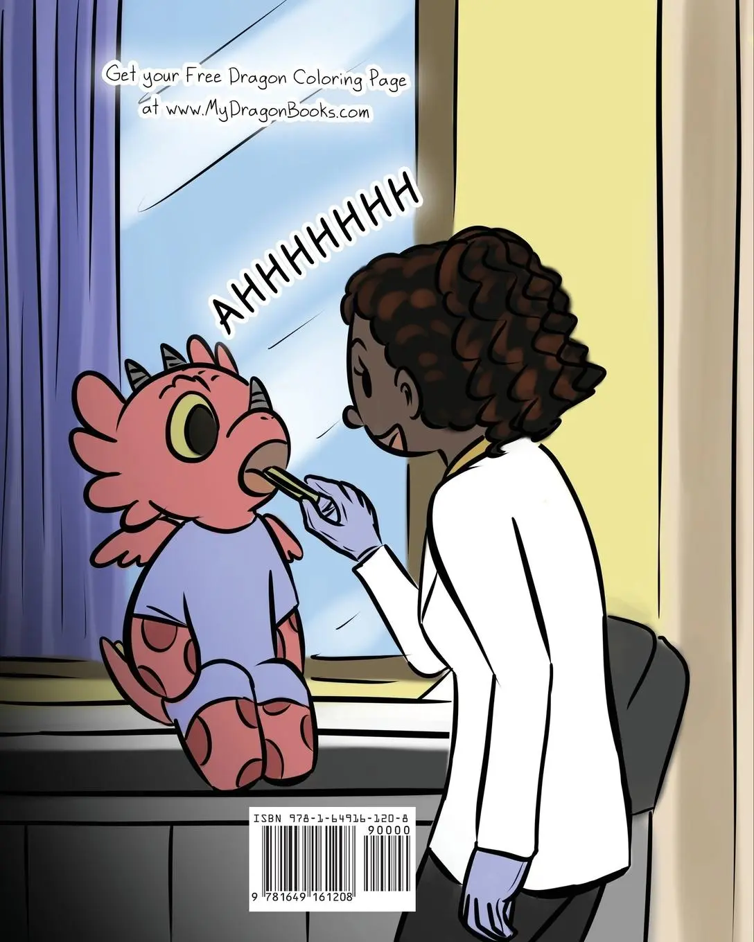 Rückseite: 9781649161208 | A Dragon Goes to the Doctor | A Story About Doctor Visits | Herman
