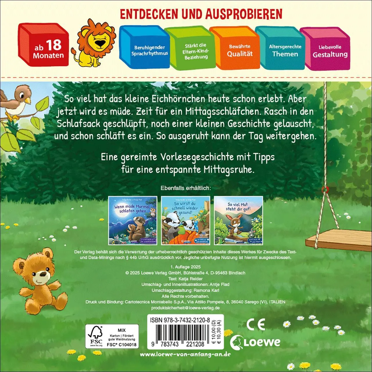 Bild: 9783743221208 | Mittagsschlaf, Mittagsruh, schon fallen dir die Augen zu | Reider