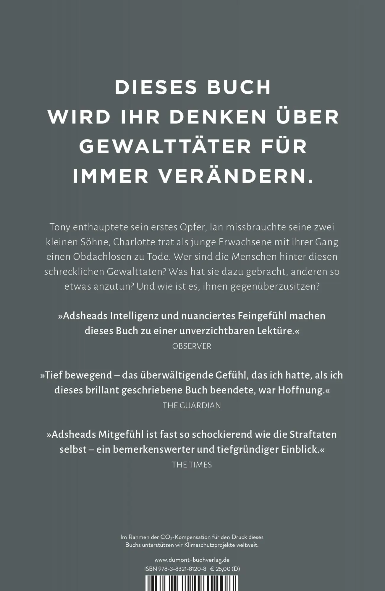 Rückseite: 9783832181208 | Warum Menschen Böses tun | Gwen Adshead (u. a.) | Buch | 432 S. | 2022