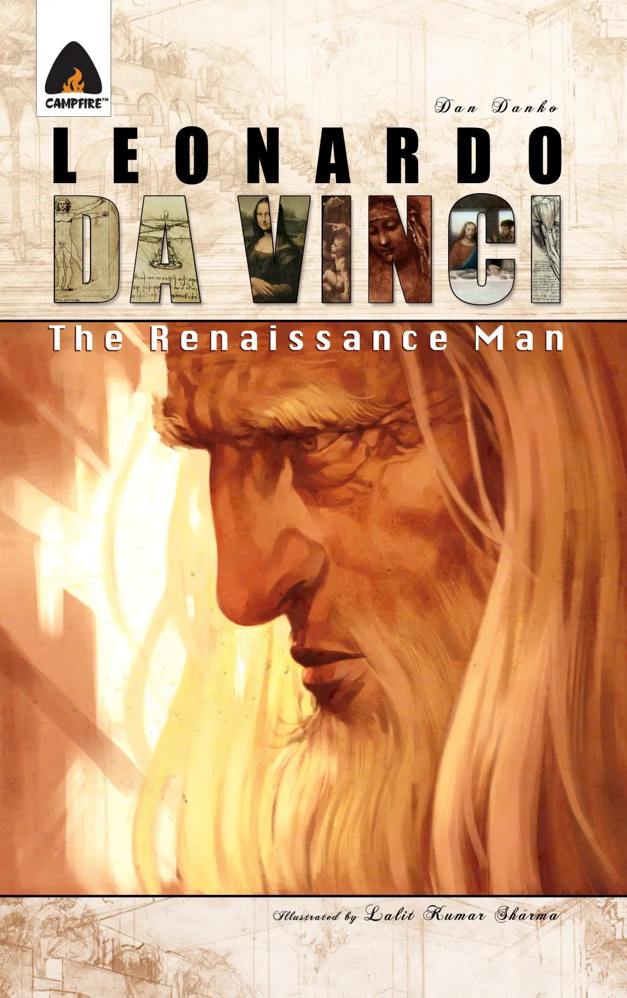 Cover: 9789380741208 | Leonardo Da Vinci: The Renaissance Man | A Graphic Novel | Dan Danko