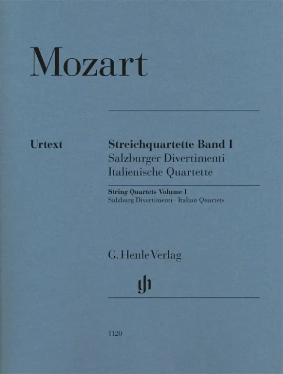 Cover: 9790201811208 | Wolfgang Amadeus Mozart - Streichquartette Band I (Salzburger...