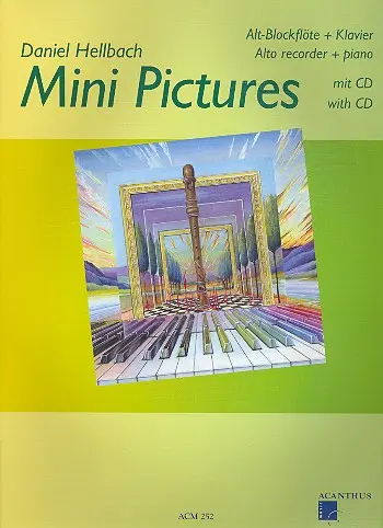 Cover: 9990000331208 | Mini Pictures 1 | Alt-Blockflöte und Klavier, Mit CD | Daniel Hellbach