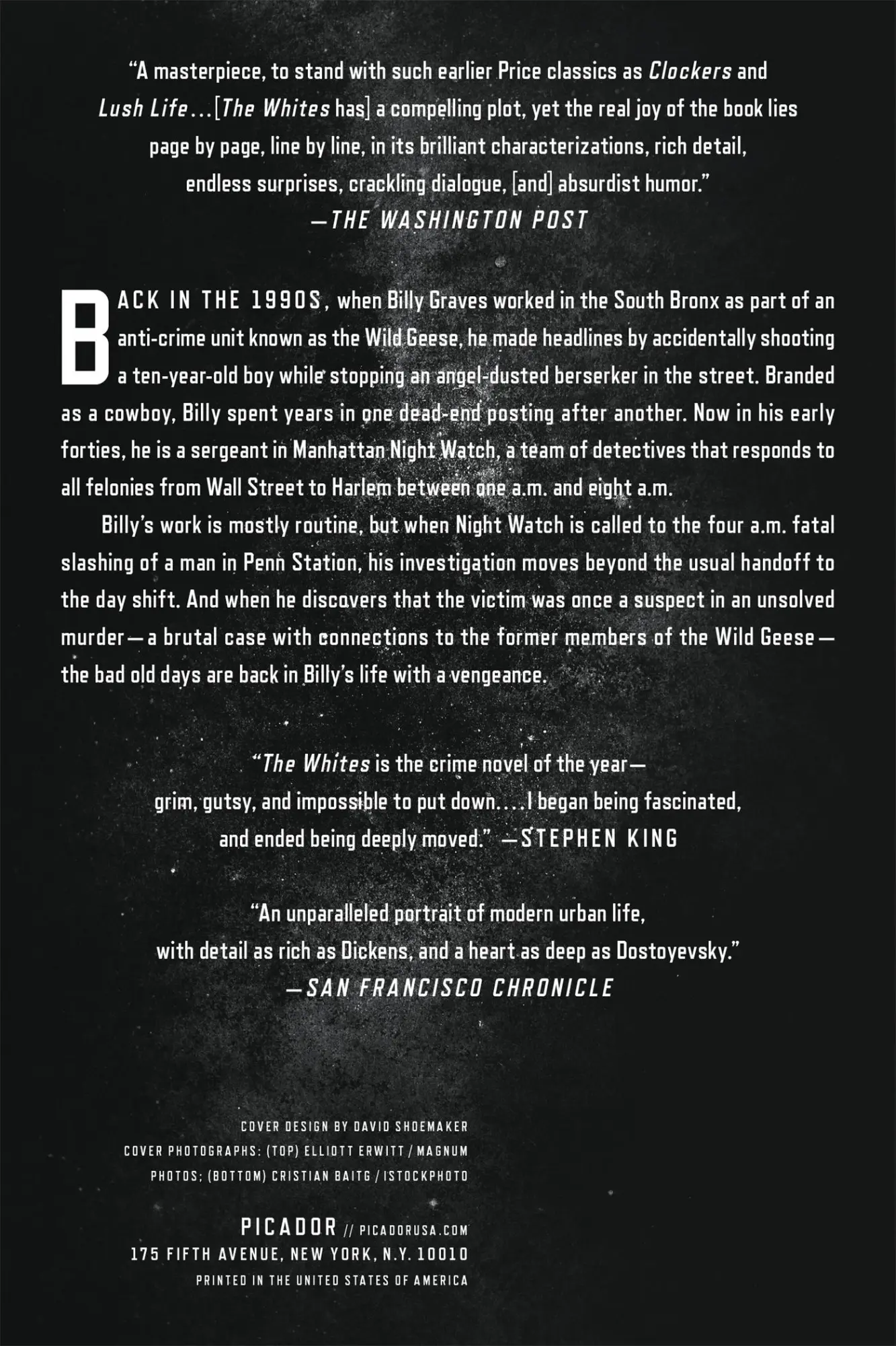 Rückseite: 9780312621308 | The Whites | Richard Price | Taschenbuch | Kartoniert / Broschiert