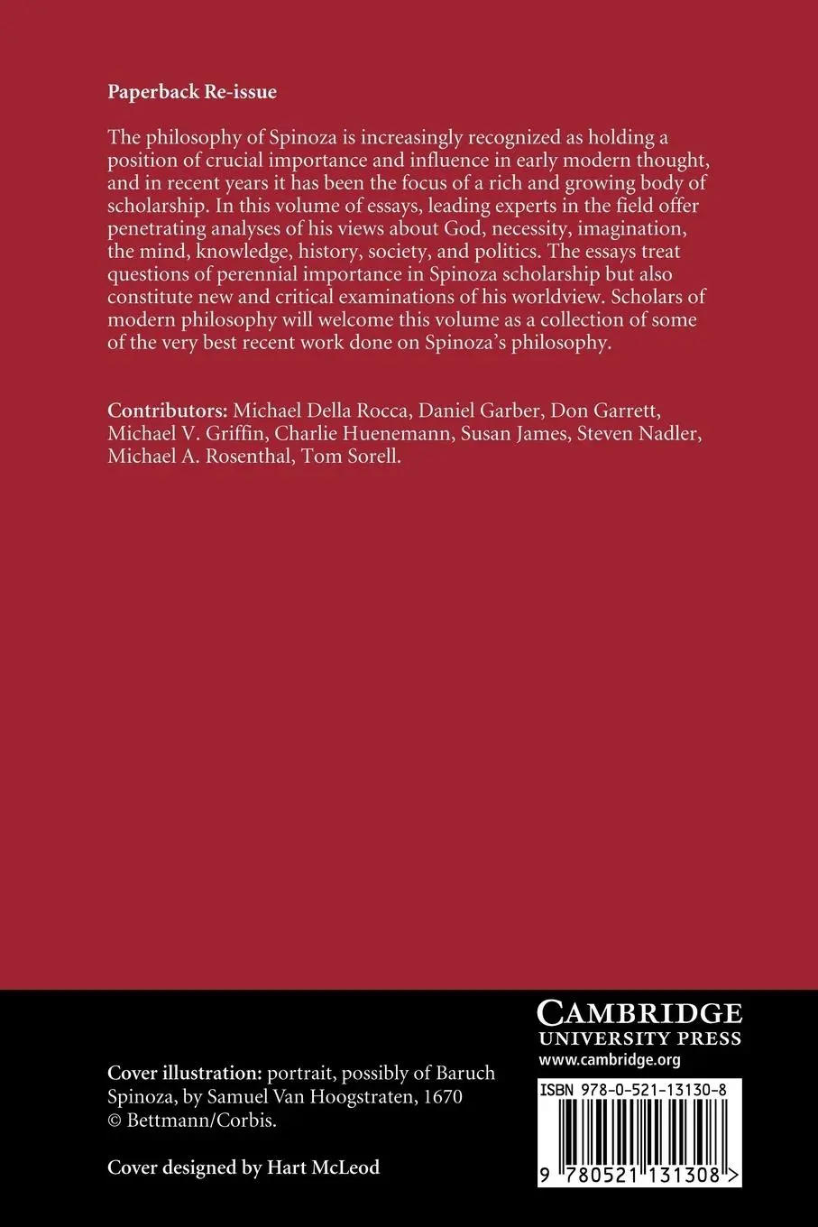 Rückseite: 9780521131308 | Interpreting Spinoza | Critical Essays | Charlie Huenemann (u. a.)