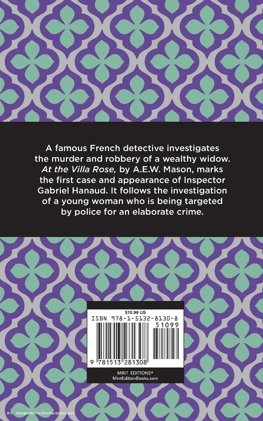 Rückseite: 9781513281308 | At the Villa Rose | A. E. W. Mason | Taschenbuch | Englisch | 2021