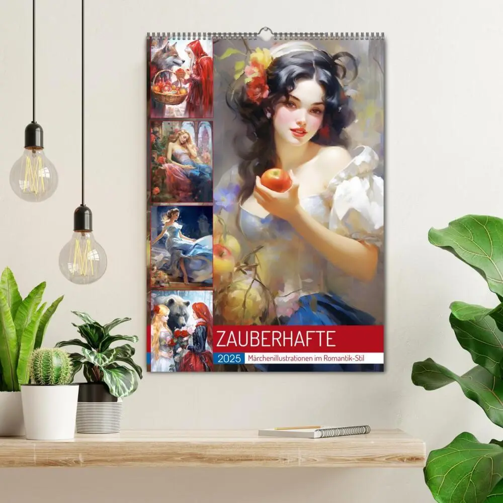 Bild: 9783435871308 | Zauberhafte Märchenillustrationen im Romantik-Stil (Wandkalender...