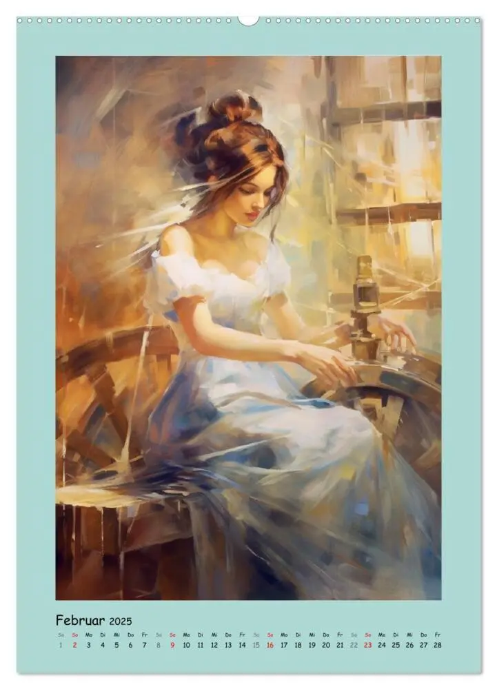 Bild: 9783435871308 | Zauberhafte Märchenillustrationen im Romantik-Stil (Wandkalender...