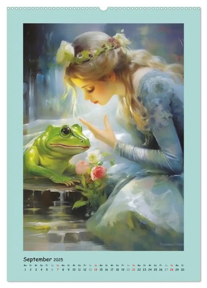 Bild: 9783435871308 | Zauberhafte Märchenillustrationen im Romantik-Stil (Wandkalender...