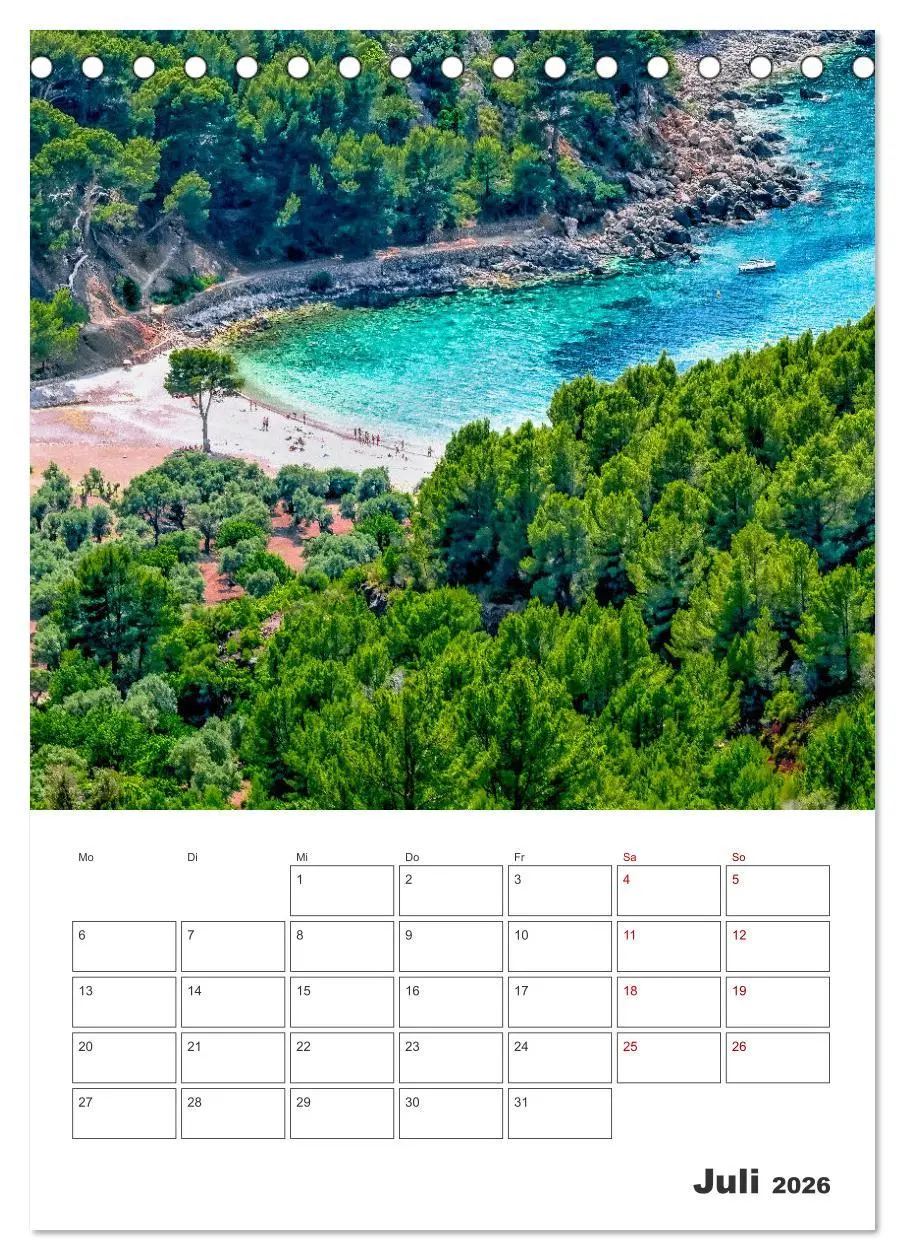 Bild: 9783516291308 | Mallorca - Traumhafte Insel auf der Sonnenseite (Tischkalender 2026...