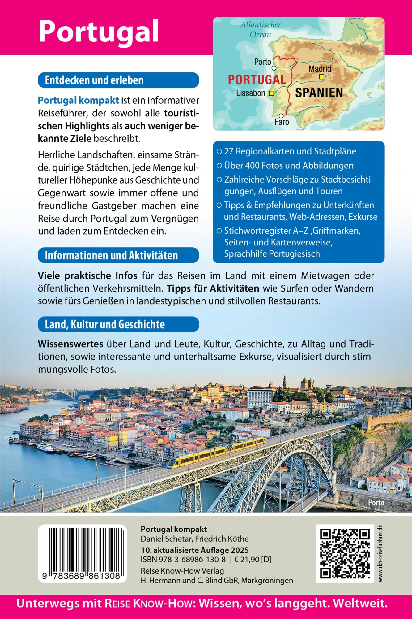 Bild: 9783689861308 | Reise Know-How Reiseführer Portugal kompakt | Friedrich Köthe (u. a.)