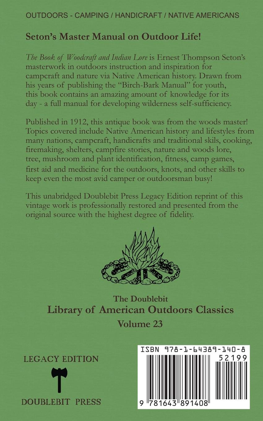 Rückseite: 9781643891408 | The Book Of Woodcraft And Indian Lore (Legacy Edition) | Seton | Buch