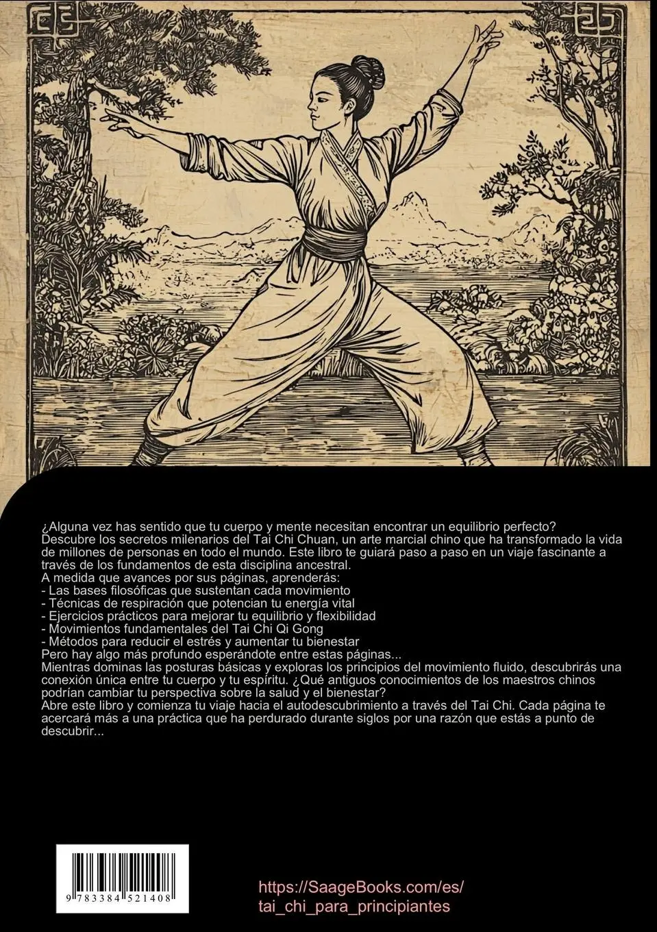 Rückseite: 9783384521408 | Tai Chi para Principiantes: Guía del Arte Marcial Chino y Tai Chi...