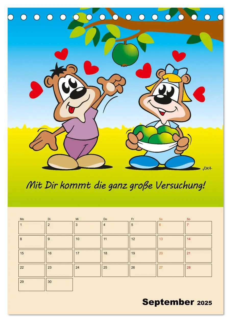 Bild: 9783435931408 | Ein Jahr mit Dir! (Tischkalender 2025 DIN A5 hoch), CALVENDO...