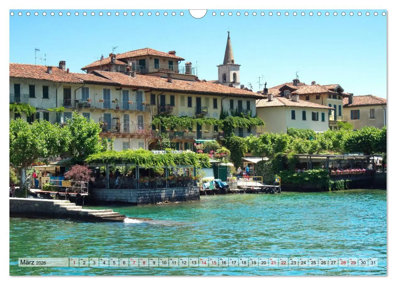 Bild: 9783457261408 | Isola dei Pescatori im Lago Maggiore (Wandkalender 2026 DIN A3...
