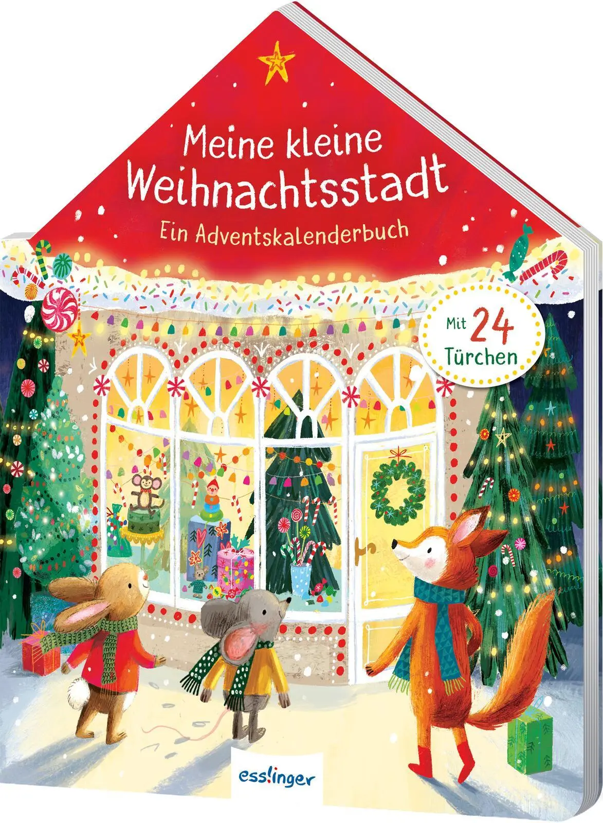 Cover: 9783480241408 | Meine kleine Weihnachtsstadt - Adventskalender | Madlen Ottenschläger